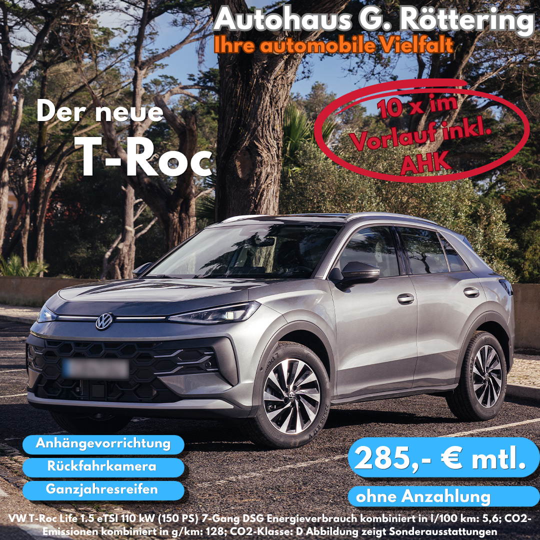 Leasingangebot VW T-Roc